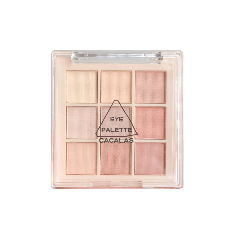 9-Color Matte Eyeshadow Palettes
