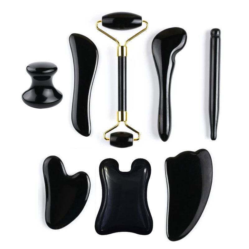Natural Stone Guasha Massagers Set