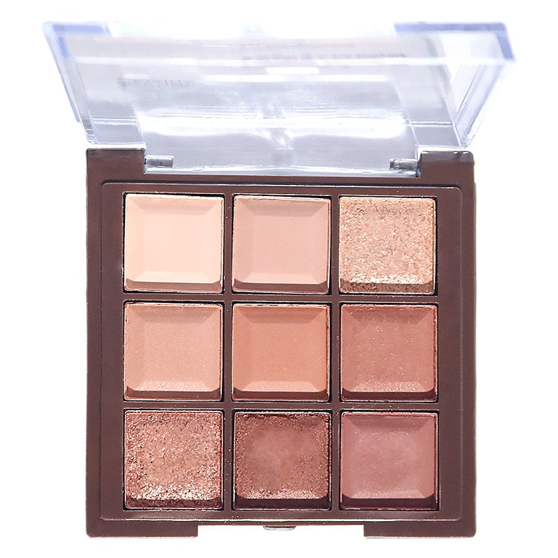 9-Color Glitter Eyeshadow Palette