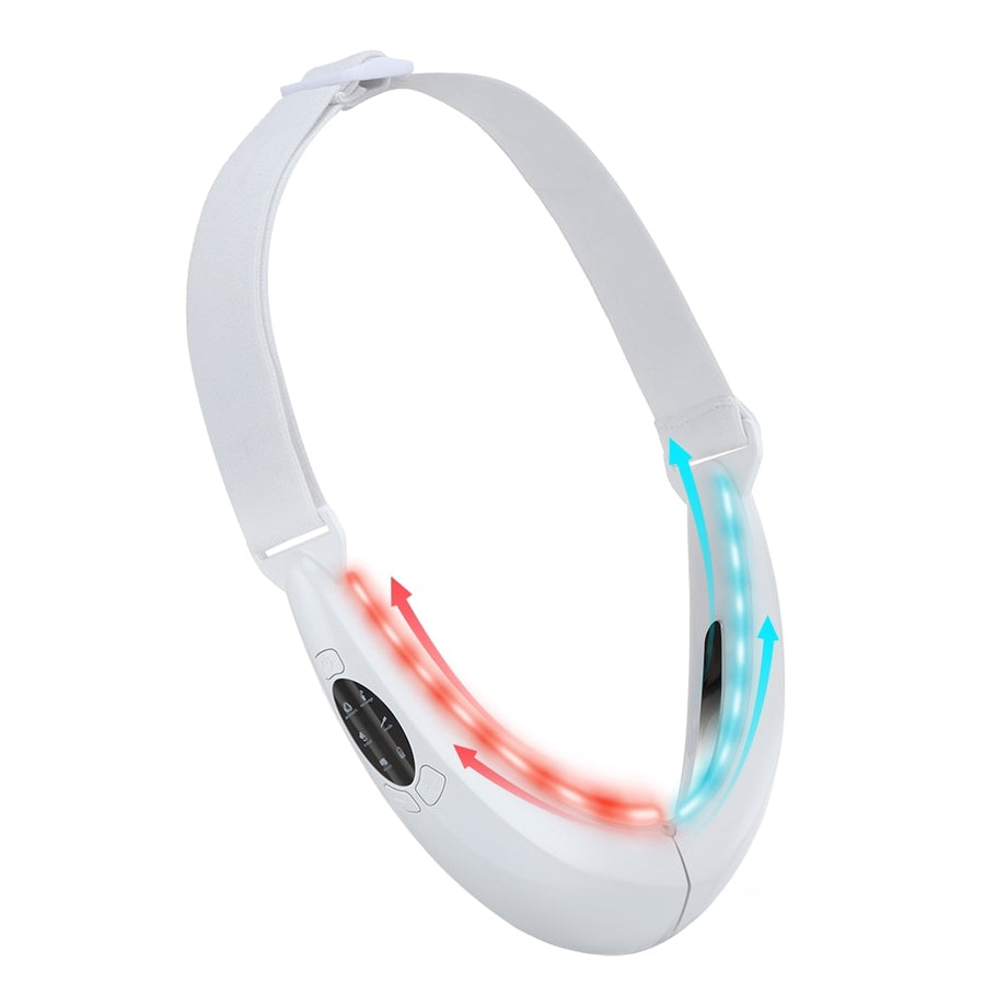 Face Lifting Belt with Massager and LED Display