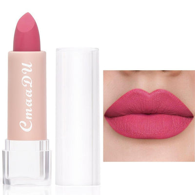 Solid Color Matte Waterproof Lipstick