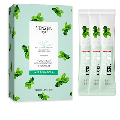 Portable Freshness, Multifunctional Fruity Mouthwash