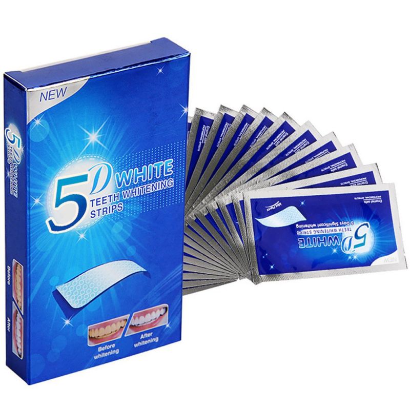 5D Teeth Whitening Strips - Dental Bleaching